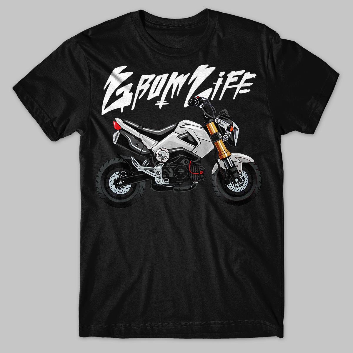 Honda Grom 2013-15 Inspired T-Shirt - Motorcycle Tee Shirt