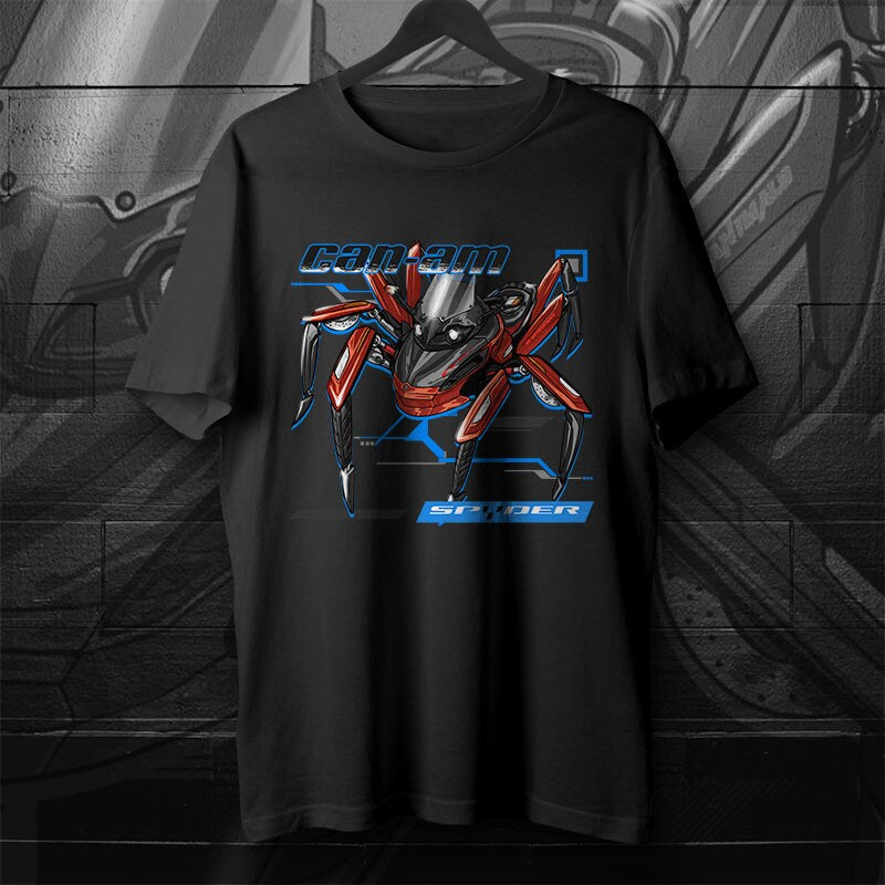 Can-Am Spyder RS 2014-16 T-Shirt - Motorcycle Tee Shirt for Riders