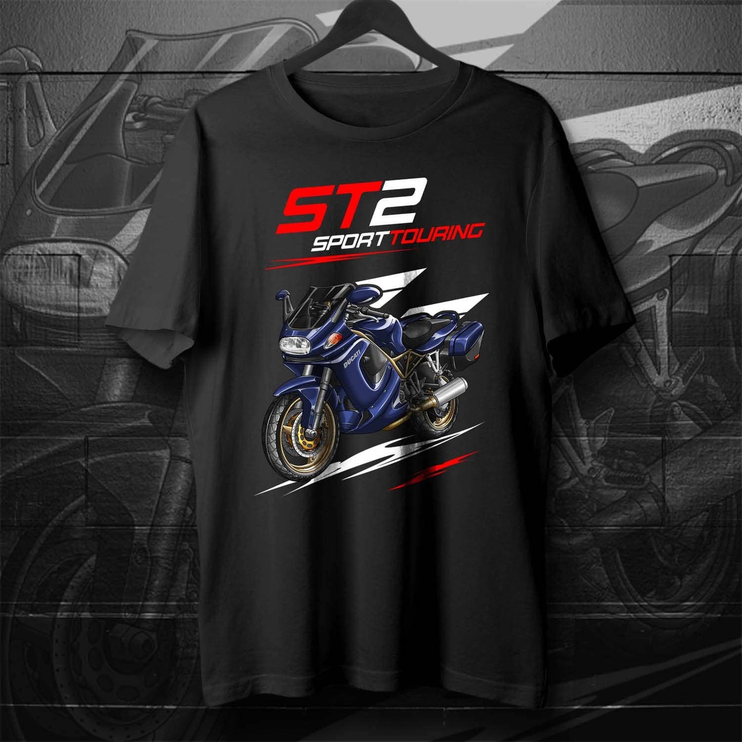 Ducati ST2 T-Shirt - Motorcycle Tee Shirt for Riders