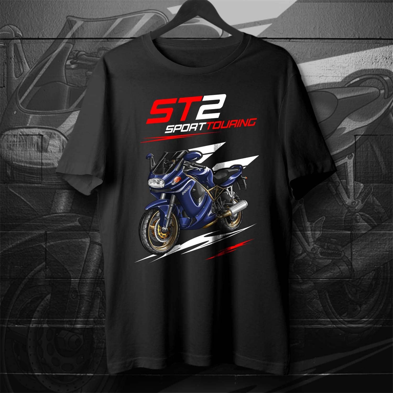Ducati ST2 T-Shirt - Motorcycle Tee Shirt for Riders