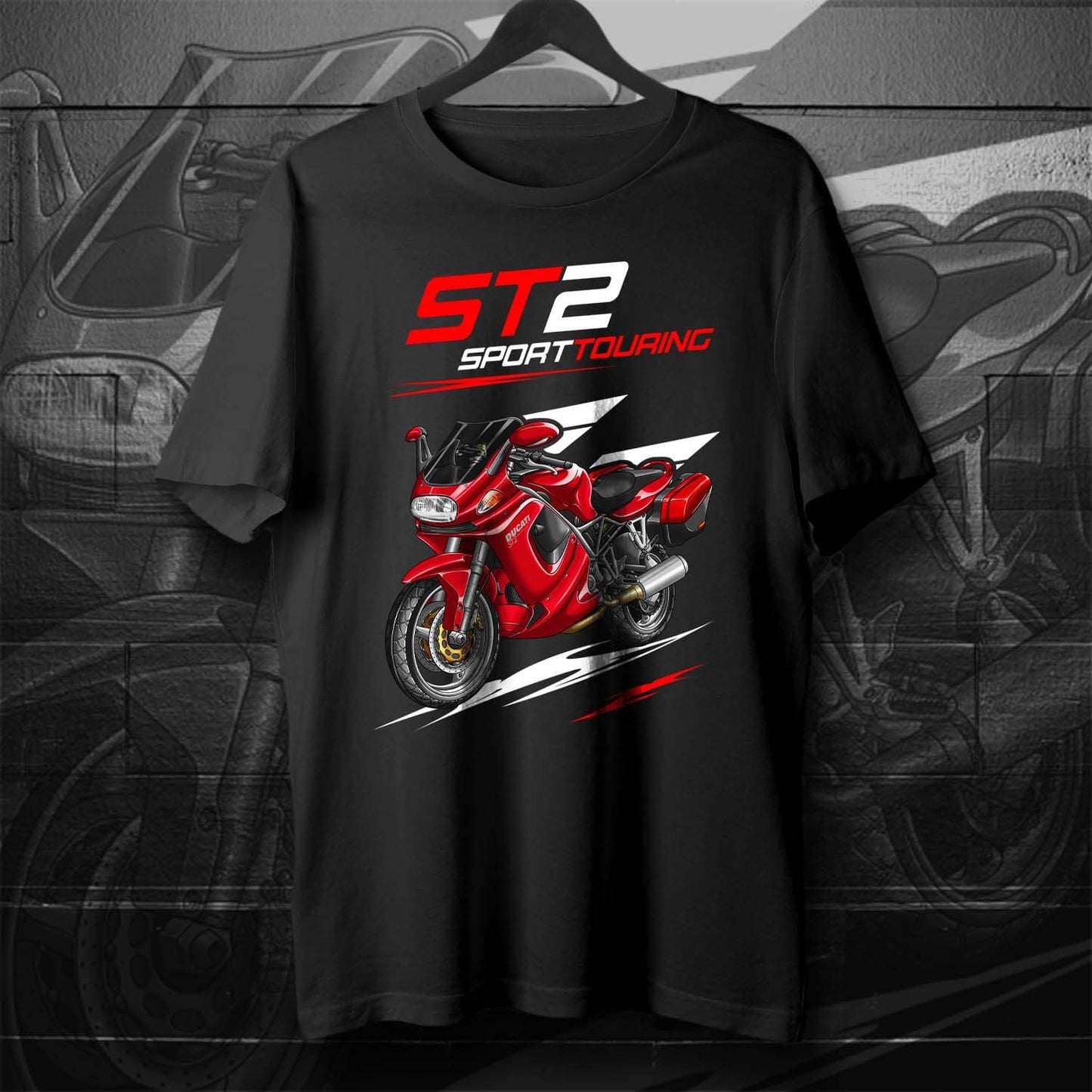 Ducati ST2 T-Shirt - Motorcycle Tee Shirt for Riders