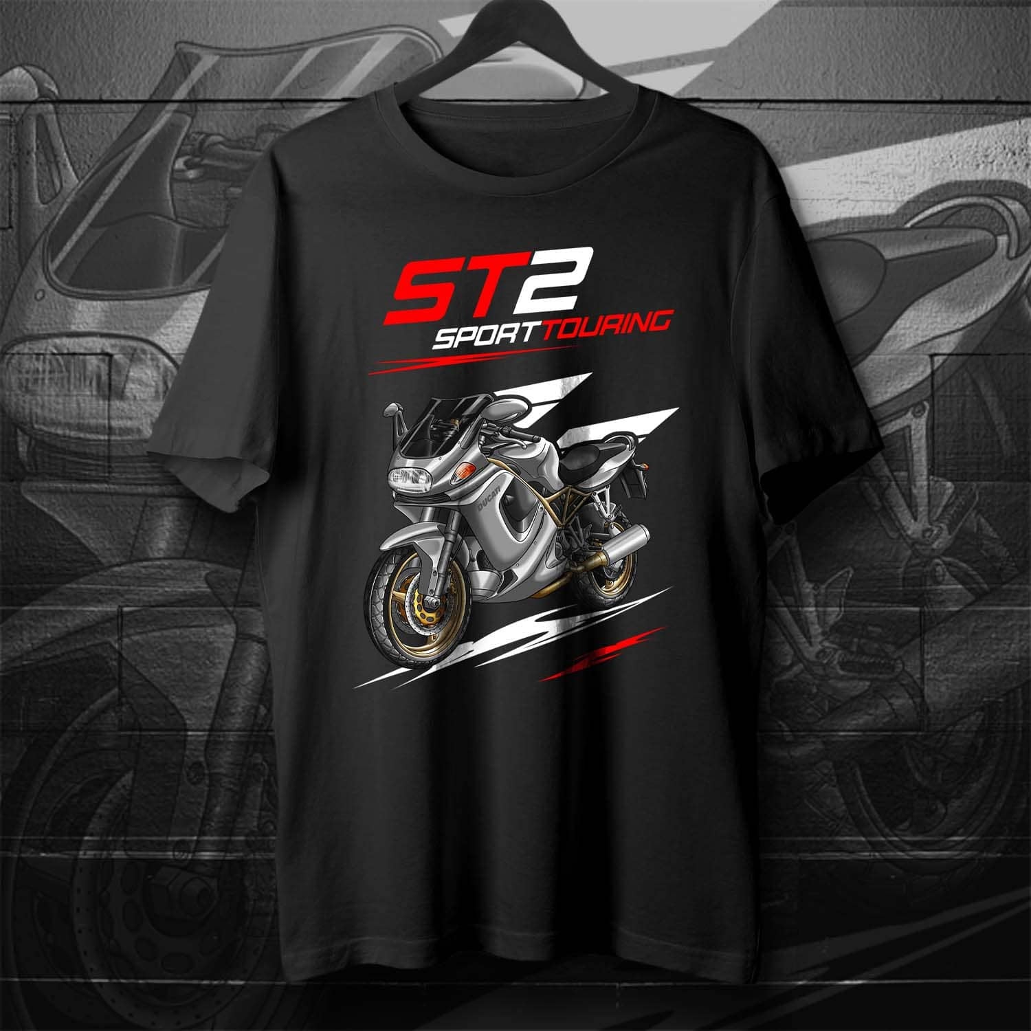 Ducati ST2 T-Shirt - Motorcycle Tee Shirt for Riders