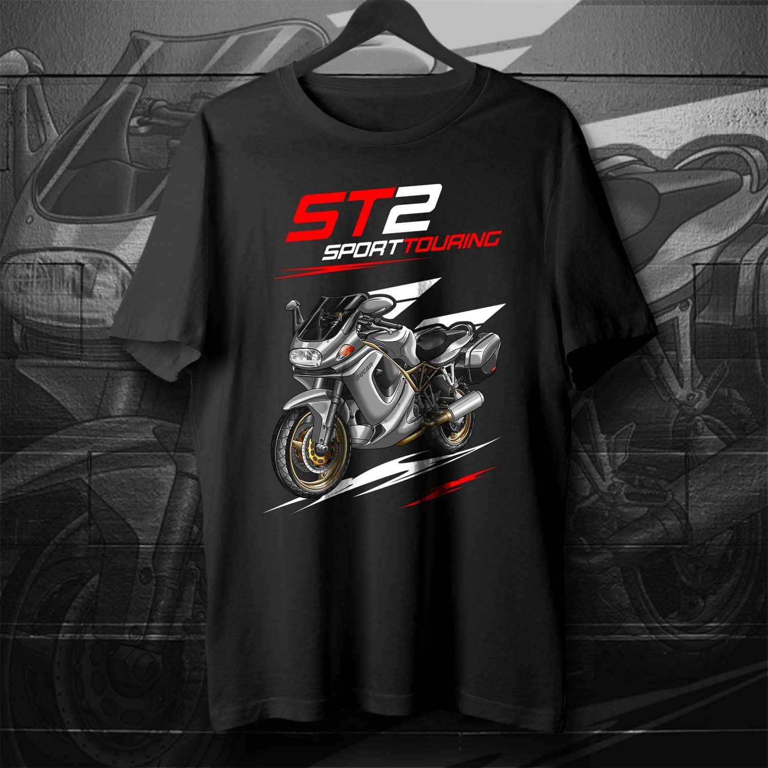Ducati ST2 T-Shirt - Motorcycle Tee Shirt for Riders