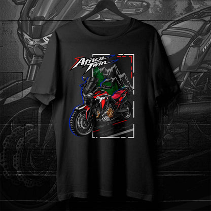Honda CRF1100L Africa Twin 2020-23 Inspired T-Shirt - Motorcycle Tee Shirt