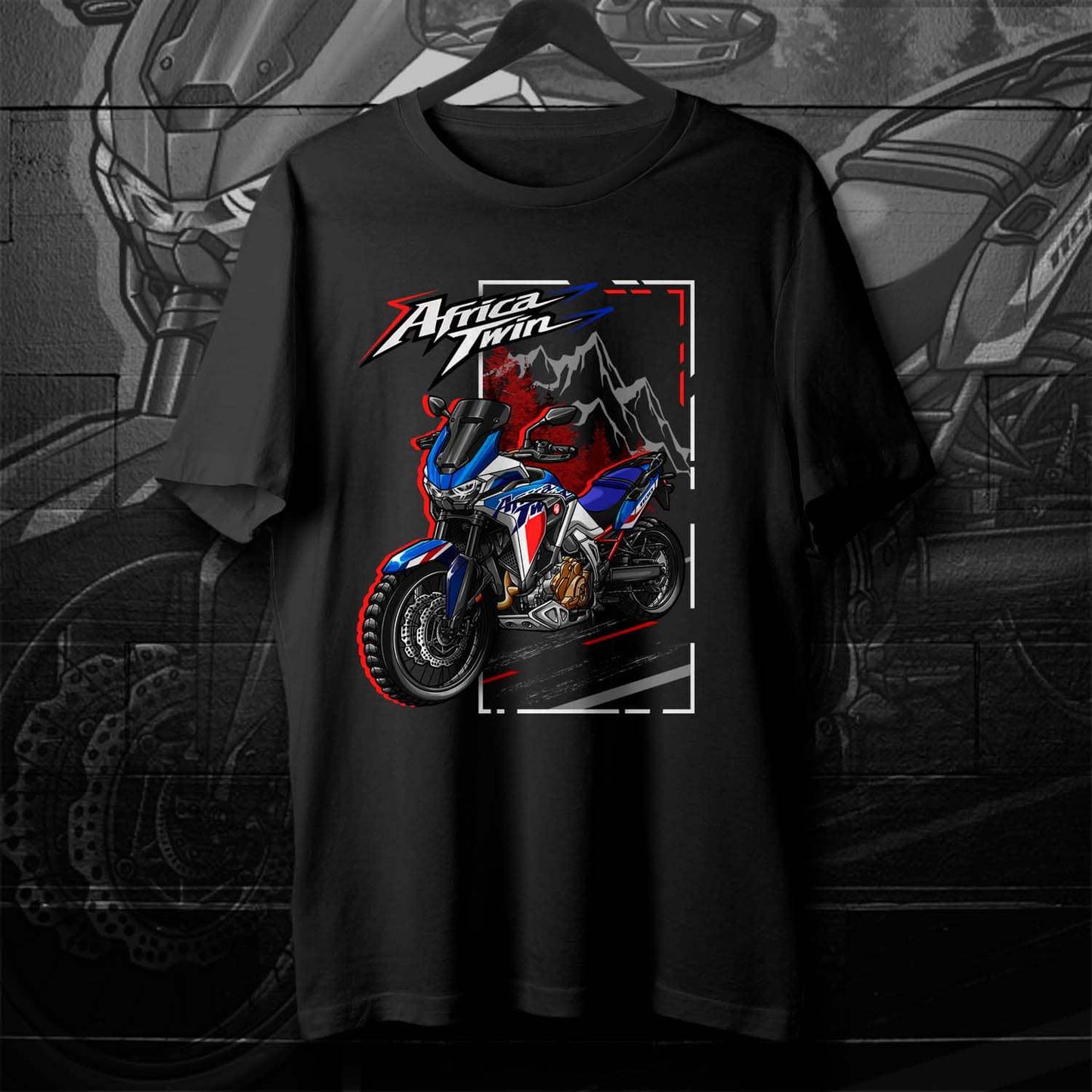 Honda CRF1100L Africa Twin 2020-23 Inspired T-Shirt - Motorcycle Tee Shirt