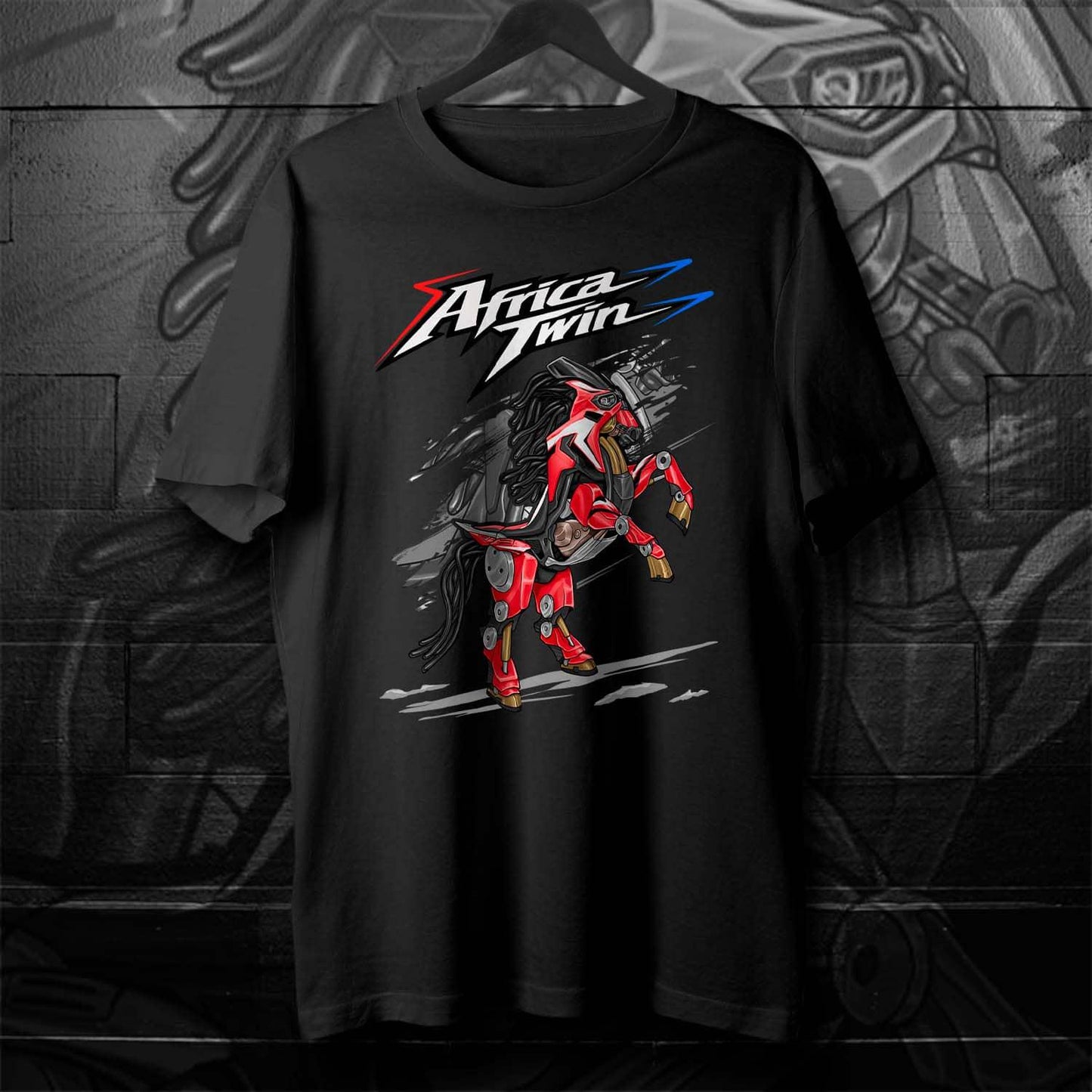 Honda CRF1000L Africa Twin 2016-19 Inspired T-Shirt - ADV Motorcycle Tee Shirt