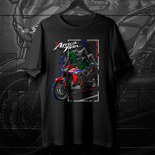 Honda CRF1100L Africa Twin 2024 Inspired T-Shirt - Motorcycle Tee Shirt