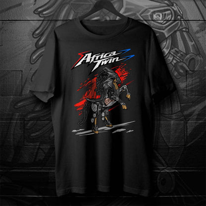 Honda CRF1000L Africa Twin 2016-19 Inspired T-Shirt - ADV Motorcycle Tee Shirt