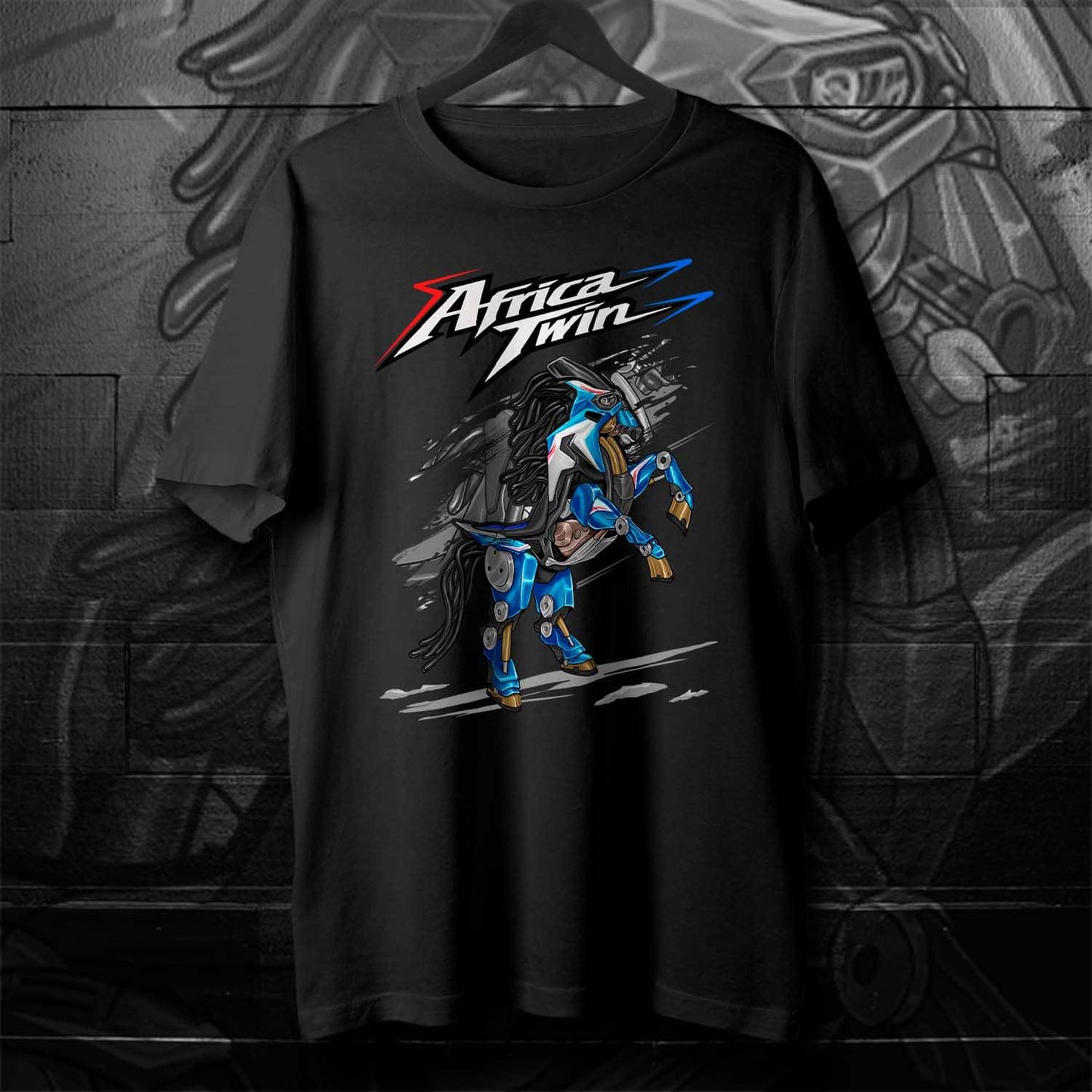 Honda CRF1000L Africa Twin 2016-19 Inspired T-Shirt - ADV Motorcycle Tee Shirt