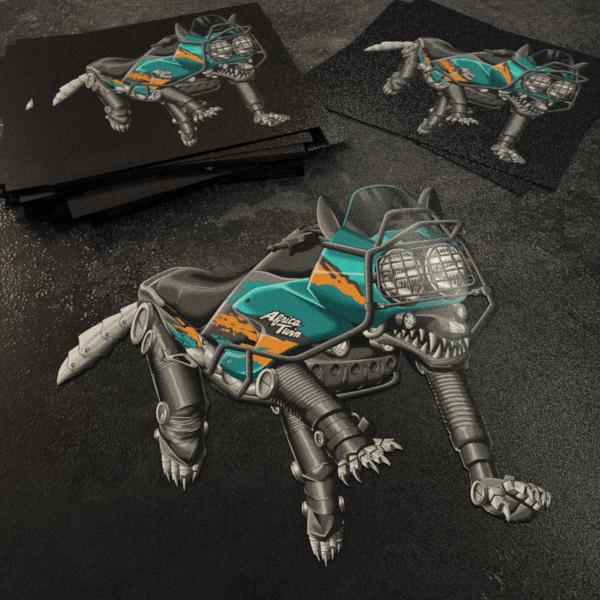 Honda Afriсa Twin XRV75O Inspired Stickers - Set of 3 ADV Motorcycle Decals