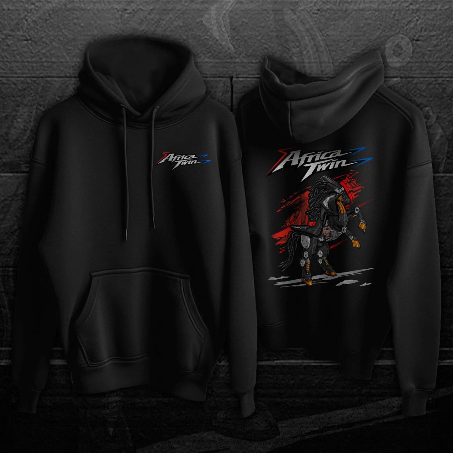 Honda CRF1100L Africa Twin ADV Sports 2020-24 Inspired Hoodie - Motorcycle Sweatshirt