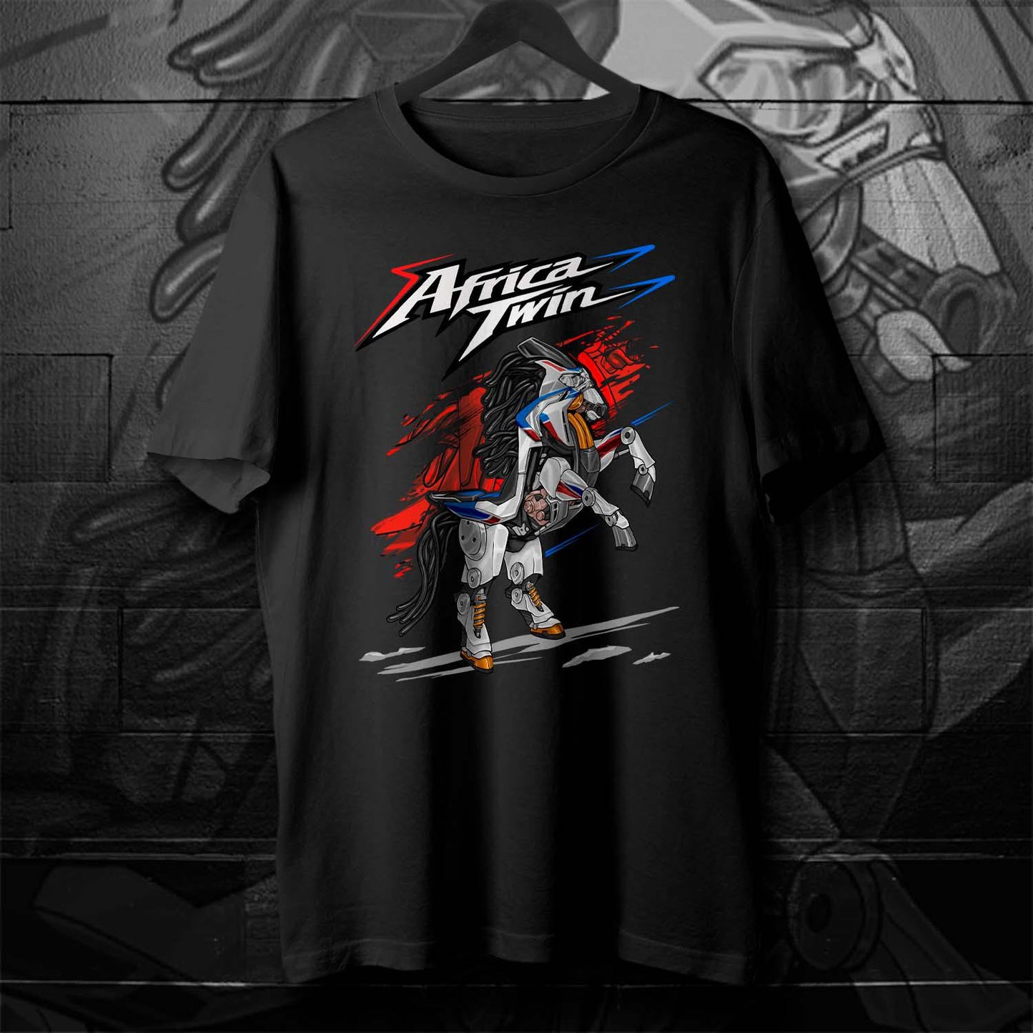 Honda CRF1100L Africa Twin ADV Sports 2020-24 Inspired T-Shirt - Motorcycle Tee Shirt