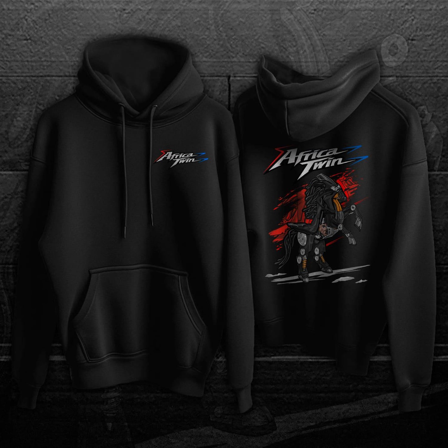 Honda CRF1100L Africa Twin ADV Sports 2020-24 Inspired Hoodie - Motorcycle Sweatshirt