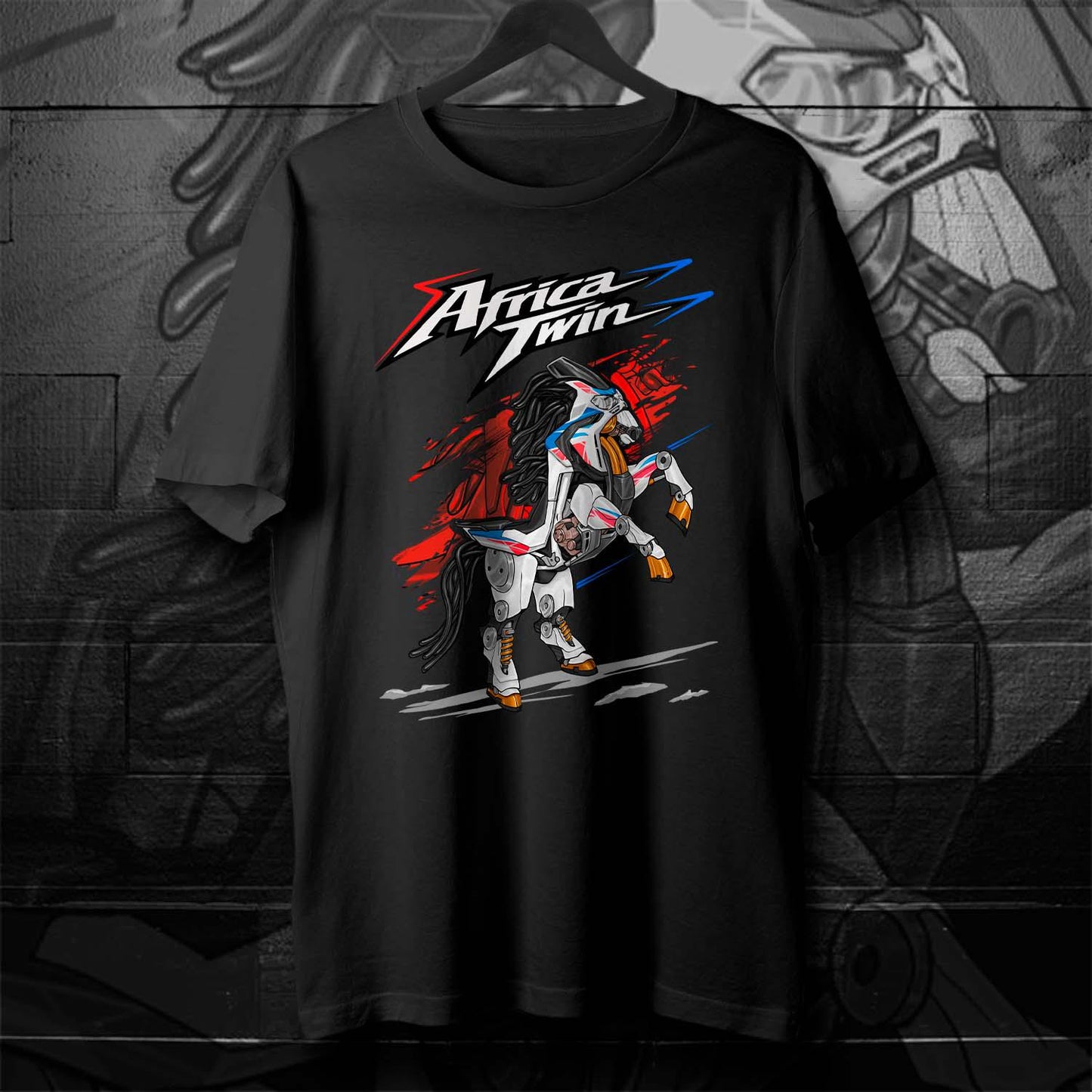 Honda CRF1100L Africa Twin ADV Sports 2020-24 Inspired T-Shirt - Motorcycle Tee Shirt