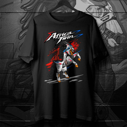 Honda CRF1100L Africa Twin ADV Sports 2020-24 Inspired T-Shirt - Motorcycle Tee Shirt