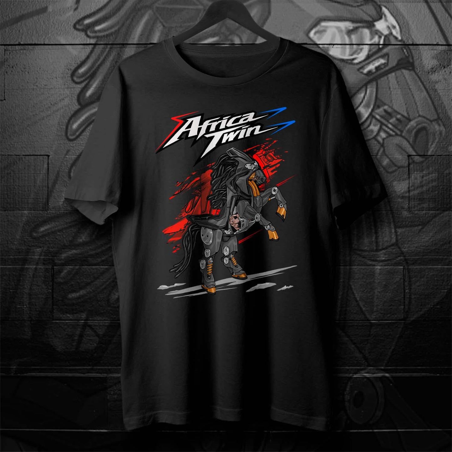 Honda CRF1100L Africa Twin ADV Sports 2020-24 Inspired T-Shirt - Motorcycle Tee Shirt