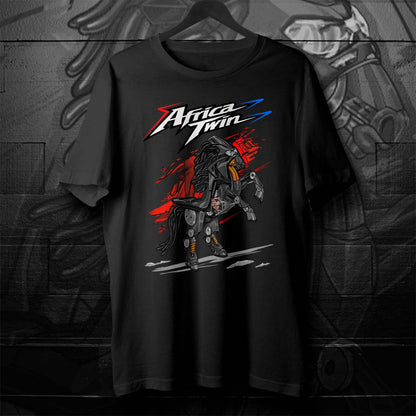 Honda CRF1100L Africa Twin ADV Sports 2020-24 Inspired T-Shirt - Motorcycle Tee Shirt