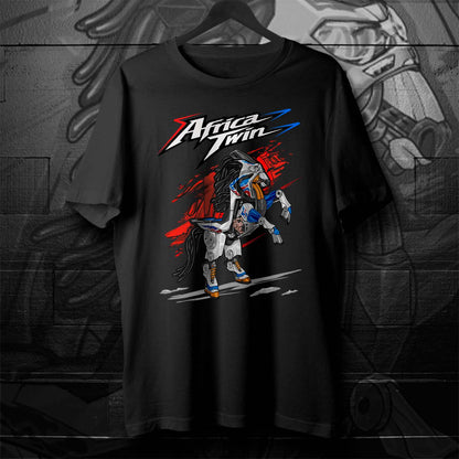 Honda CRF1100L Africa Twin ADV Sports 2020-24 Inspired T-Shirt - Motorcycle Tee Shirt