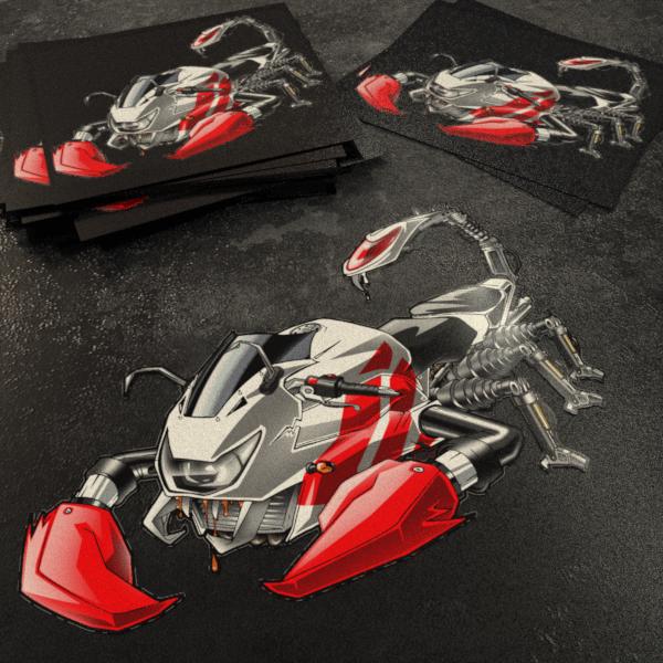 Honda CBR 929RR Inspired Stickers - Set of 3 Motorcycle Decals