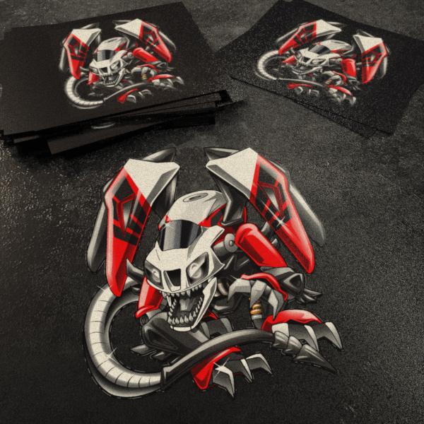 Honda RC51 RVT1000R Inspired Stickers - Set of 3 Motorcycle Decals