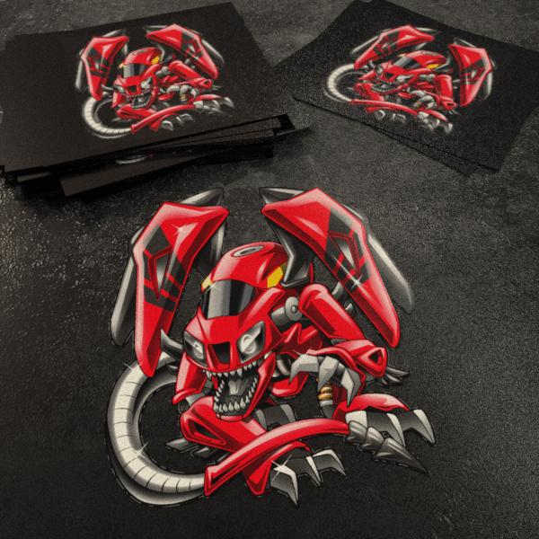 Honda RC51 RVT1000R Inspired Stickers - Set of 3 Motorcycle Decals