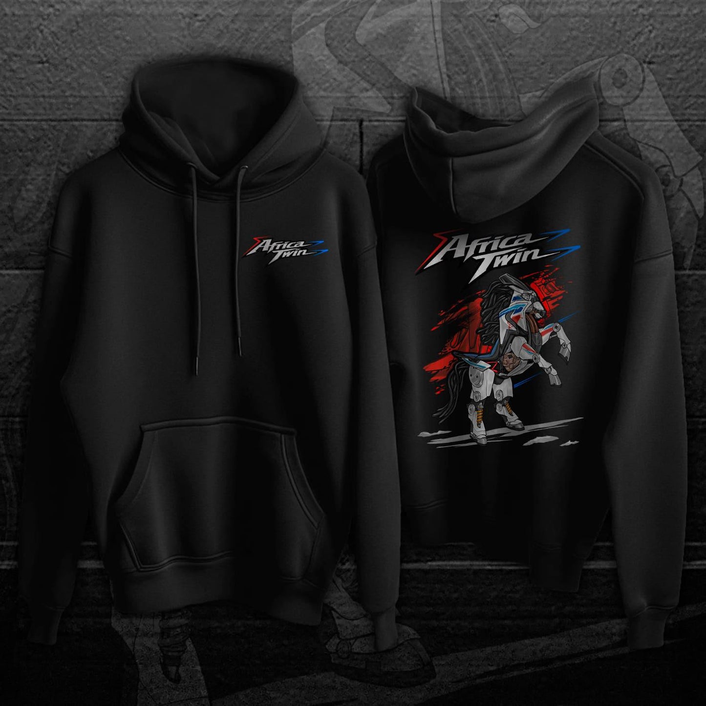 Honda CRF1100L Africa Twin 2022-24 Inspired Hoodie - ADV Motorcycle Sweatshirt