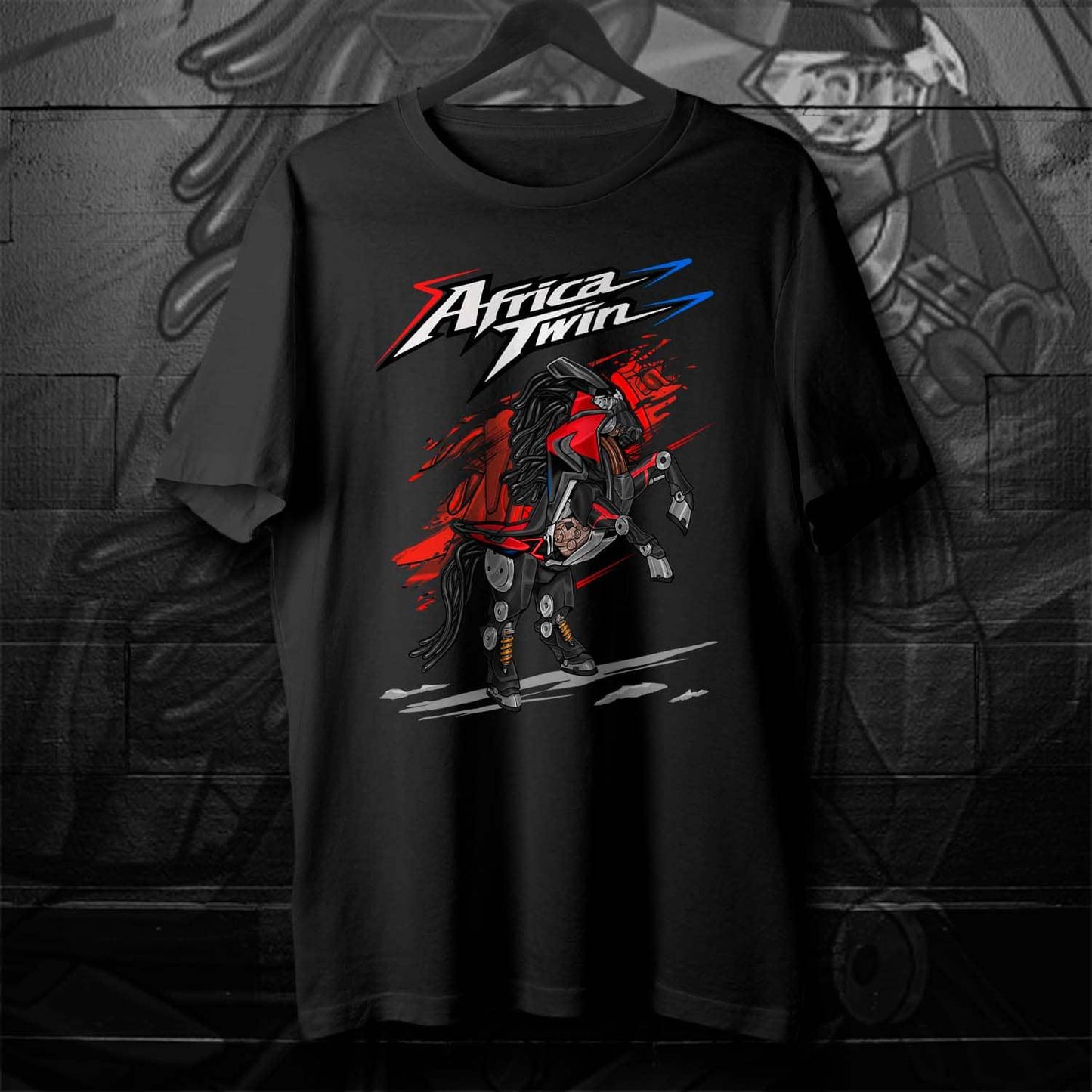 Honda CRF1100L Africa Twin 2022-24 Inspired T-Shirt - ADV Motorcycle Tee Shirt