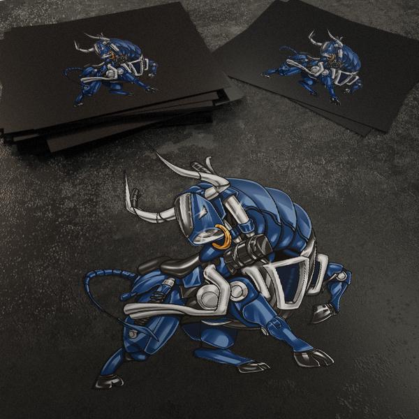 Honda VTX1800 Inspired Stickers - Set of 3 Motorcycle Decals