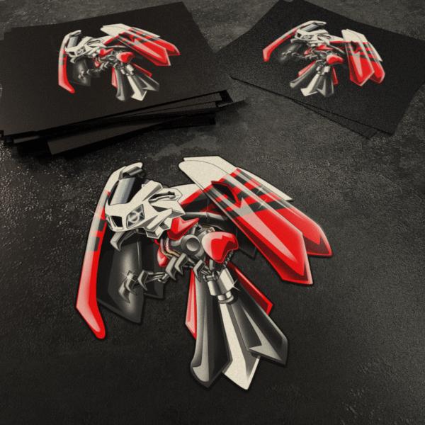 Honda RC51 RVT1000R Inspired Stickers - Set of 3 Motorcycle Decals