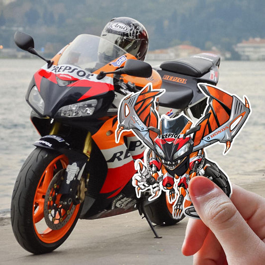 Honda CBR 1000RR 2006-07 Inspired Stickers - Set of 3 Motorcycle Decals