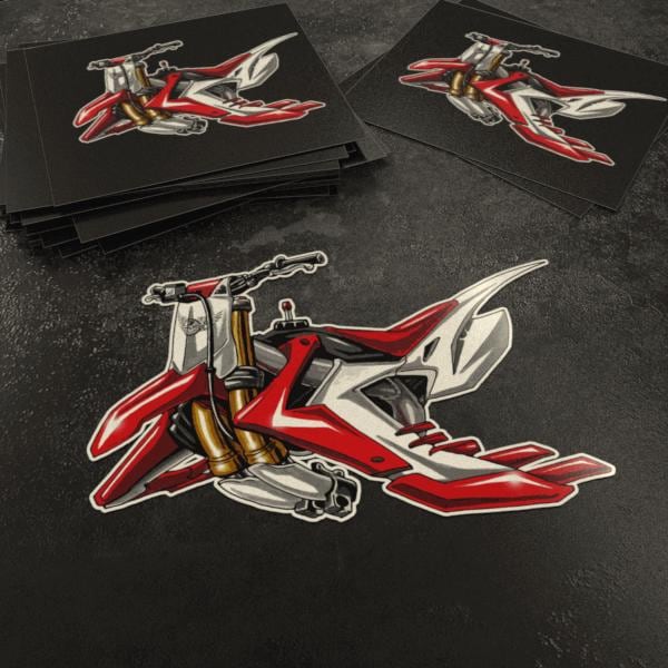 Honda CRF Inspired Stickers - Set of 3 Motorcycle Decals