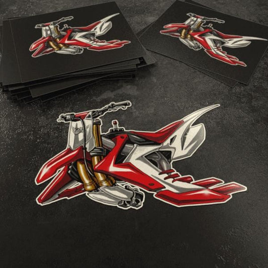 Honda CRF Inspired Stickers - Set of 3 Motorcycle Decals