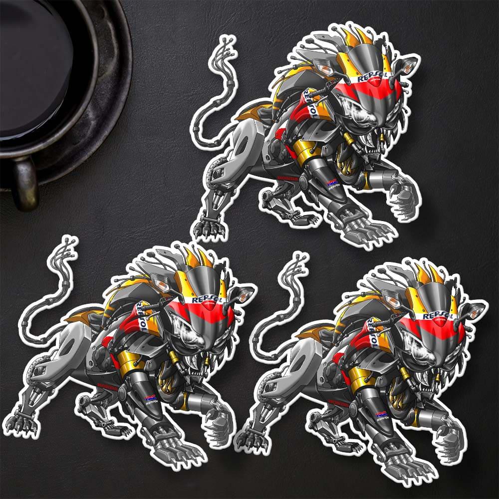 Honda CBR 1000RR 2009 Inspired Stickers - Set of 3 Motorcycle Decals