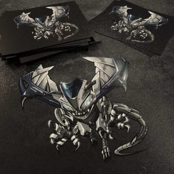 Honda CBR 1000RR 2006-07 Inspired Stickers - Set of 3 Motorcycle Decals