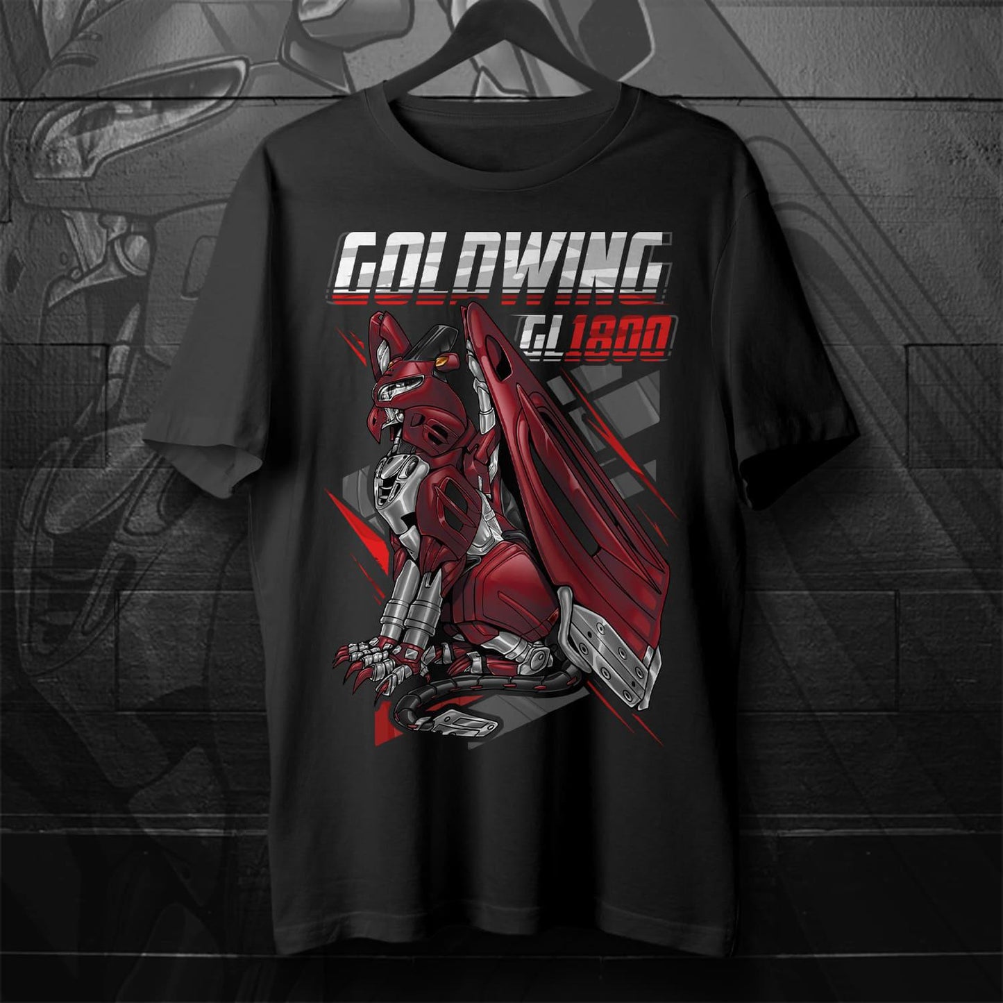 Honda GL1800 Gold Wing Inspired T-Shirt - Motorcycle Tee Shirt