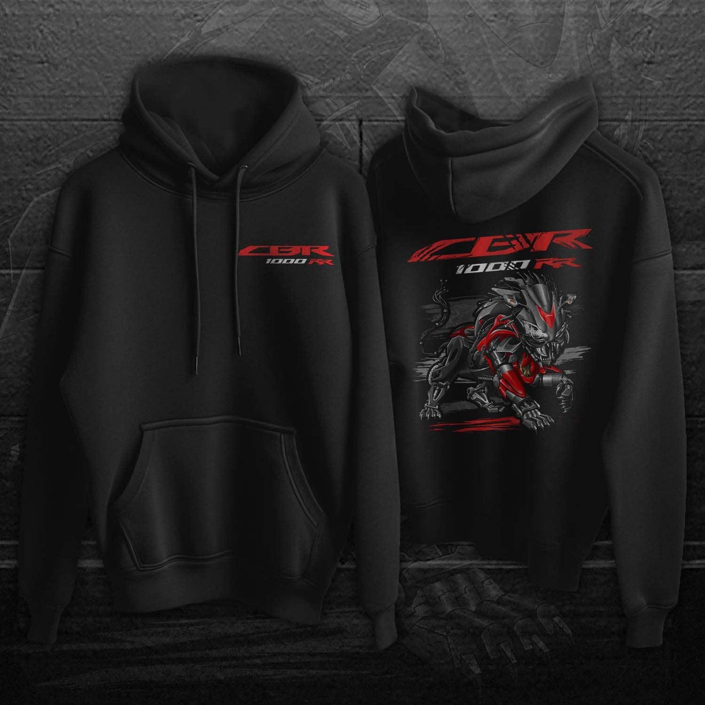 Honda CBR 1000RR 2010-11 Inspired Hoodie - Motorcycle Sweatshirt
