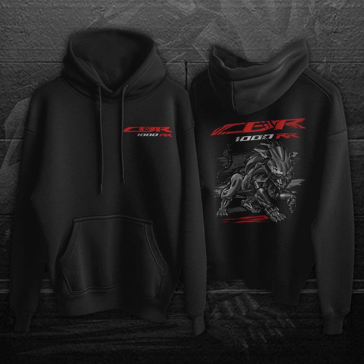 Honda CBR 1000RR 2010-11 Inspired Hoodie - Motorcycle Sweatshirt