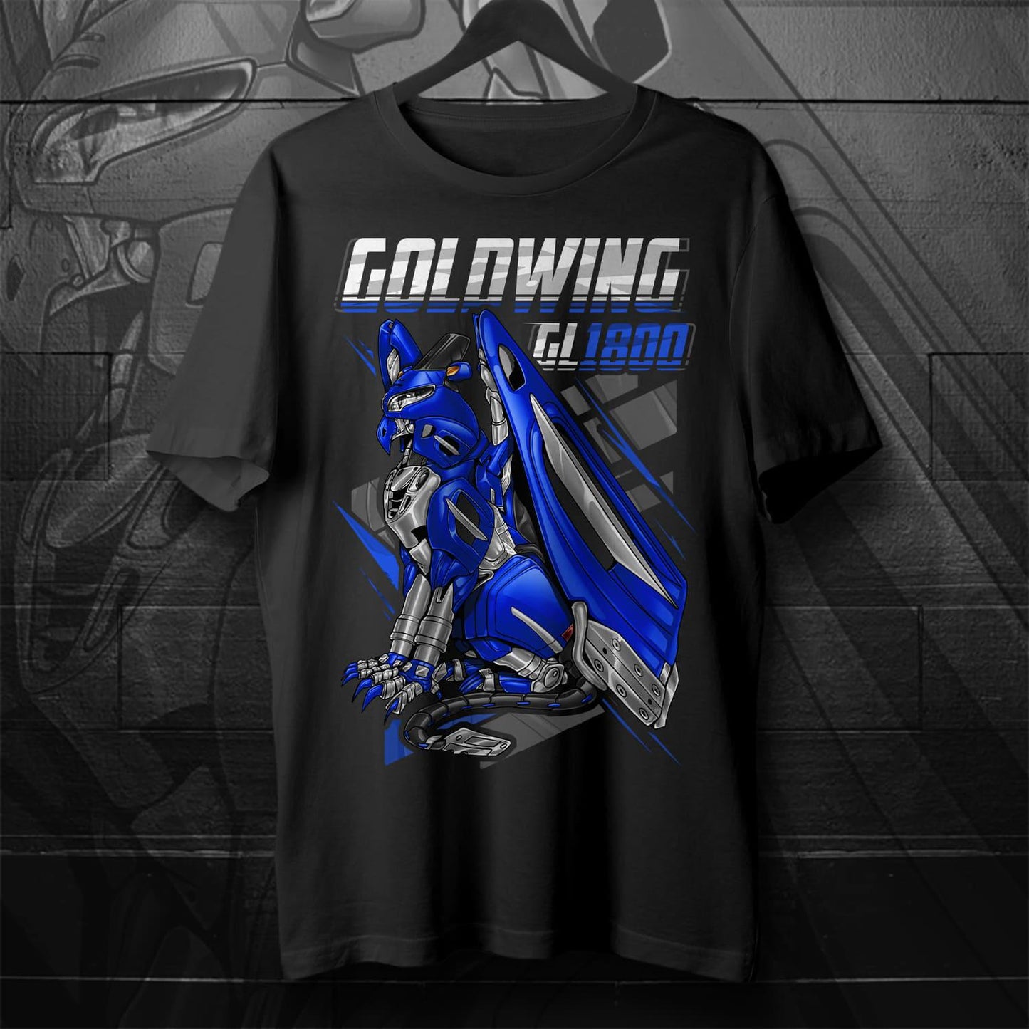 Honda GL1800 Gold Wing Inspired T-Shirt - Motorcycle Tee Shirt