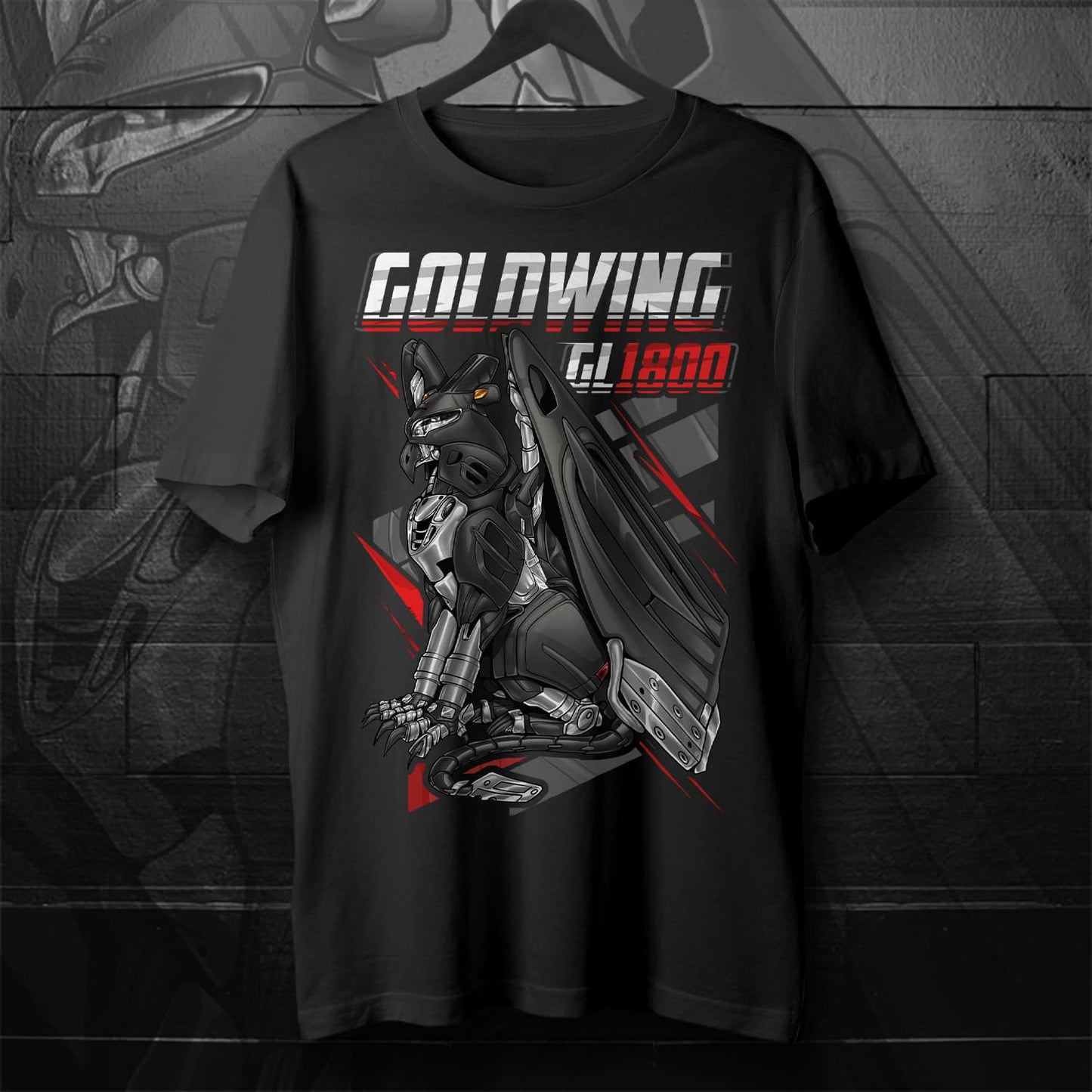 Honda GL1800 Gold Wing Inspired T-Shirt - Motorcycle Tee Shirt
