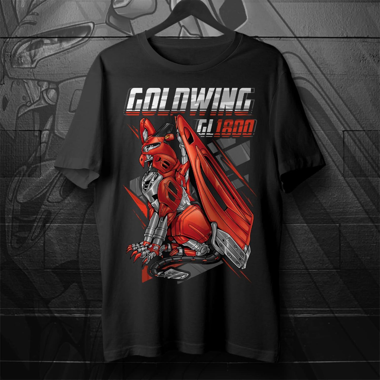 Honda GL1800 Gold Wing Inspired T-Shirt - Motorcycle Tee Shirt