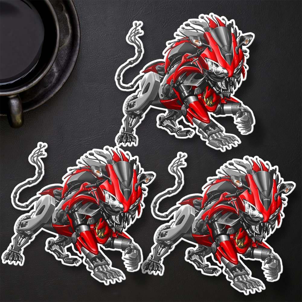 Honda CBR 1000RR 2010-11 Inspired Stickers - Set of 3 Motorcycle Decals