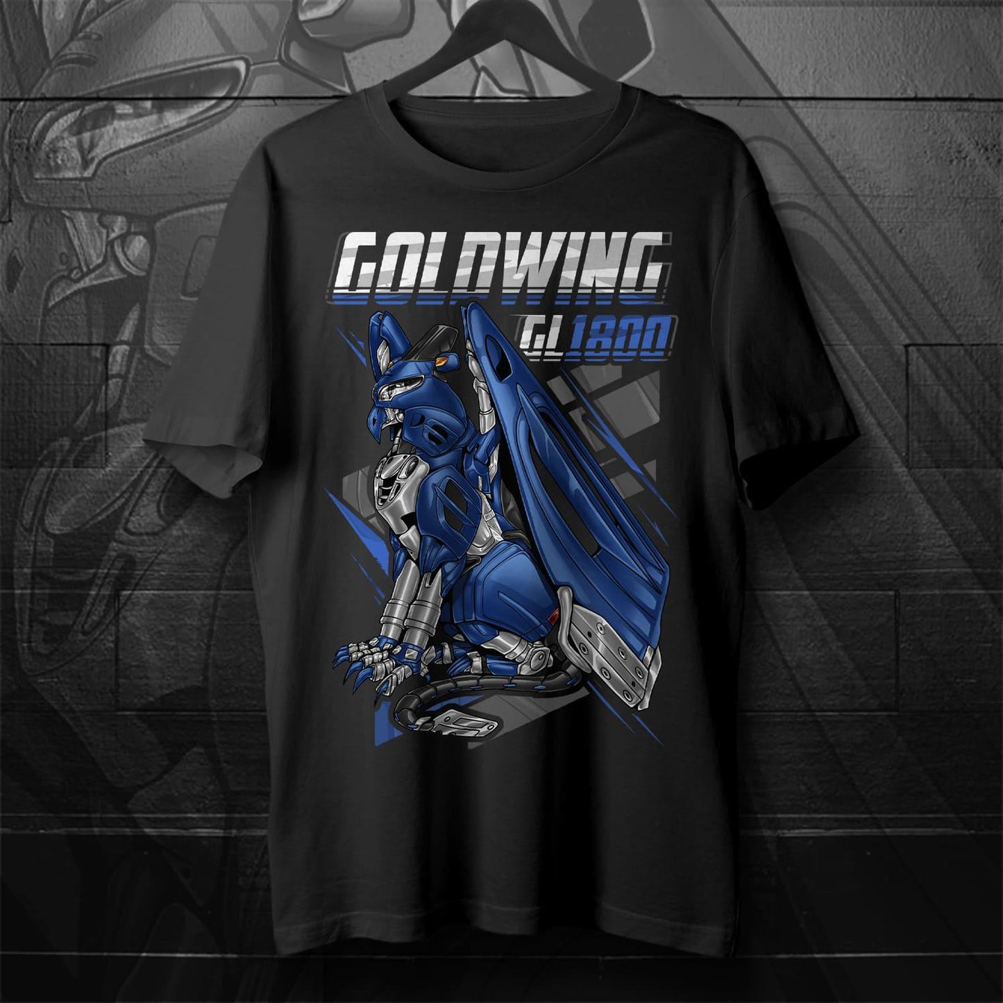 Honda GL1800 Gold Wing Inspired T-Shirt - Motorcycle Tee Shirt