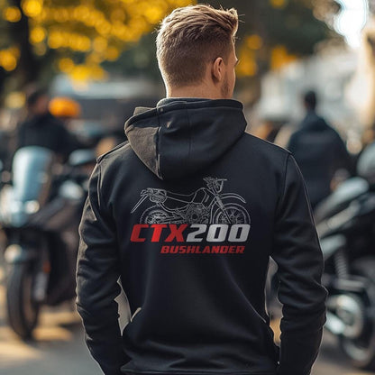 Honda CTX200 Bushlander Inspired Hoodie - Motorcycle Sweatshirt