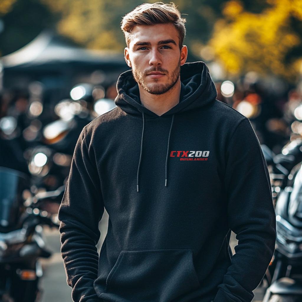 Honda CTX200 Bushlander Inspired Hoodie - Motorcycle Sweatshirt