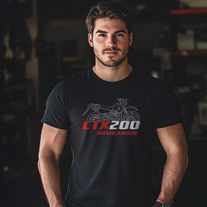 Honda CTX200 Bushlander Inspired T-Shirt - Motorcycle Tee Shirt