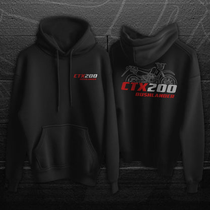 Honda CTX200 Bushlander Inspired Hoodie - Motorcycle Sweatshirt
