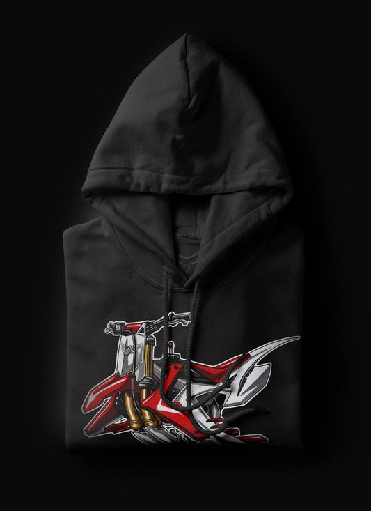 Honda CRF Inspired Hoodie - Motorcycle Sweatshirt