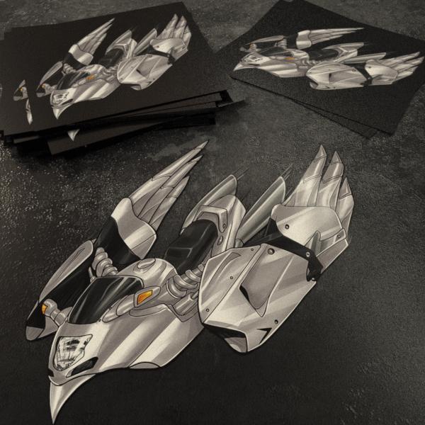 Honda CBR1100XX Inspired Stickers - Set of 3 Motorcycle Decals