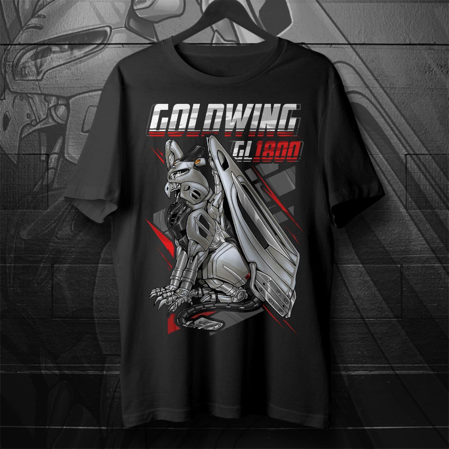 Honda GL1800 Gold Wing Inspired T-Shirt - Motorcycle Tee Shirt