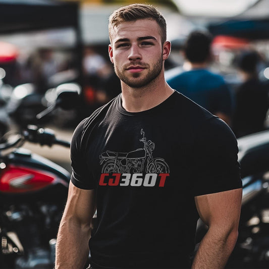 Honda CJ360T 1976 - 1977 Inspired T-Shirt - Motorcycle Tee Shirt